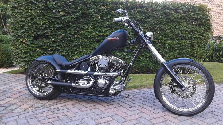 Custom Chopper, Motoren, Motoren | Harley-Davidson, Particulier, Chopper, LED Verlichting, Ophalen