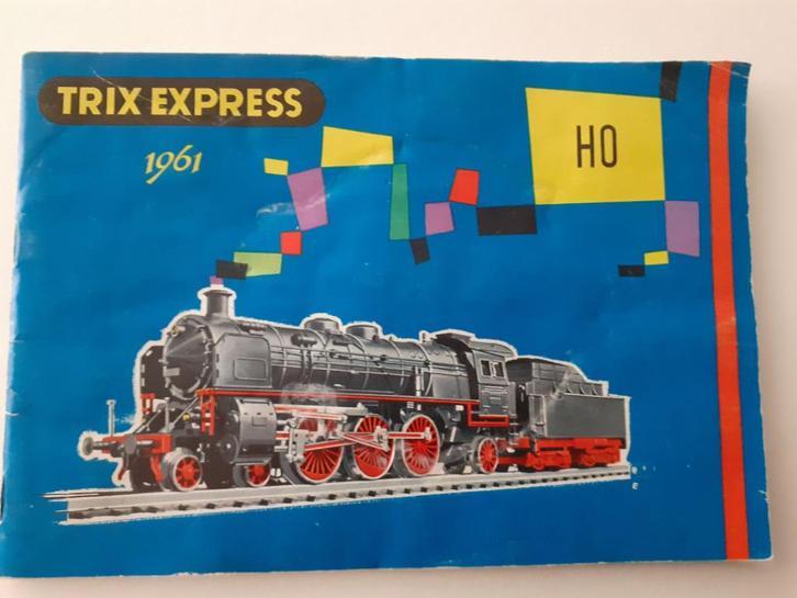 TRIX EXPRESS HO 1961 Boekje met alle onderdelen Prijs: € 10, Hobby en Vrije tijd, Modeltreinen | Overige schalen, Gebruikt, Boek, Tijdschrift of Catalogus