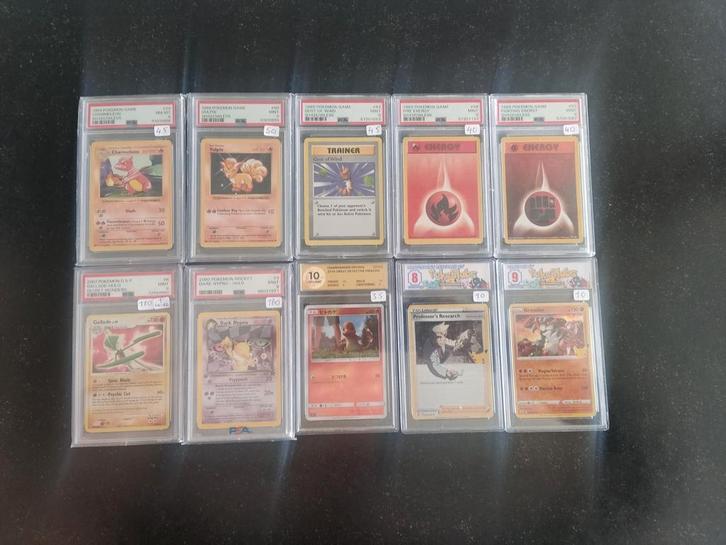 Verschillende SLABS Holo's/shadowless/enz, Hobby en Vrije tijd, Verzamelkaartspellen | Pokémon, Zo goed als nieuw, Ophalen of Verzenden