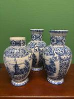 Delfs blauwe vazen topstaat en gemerkt, Antiek en Kunst, Ophalen
