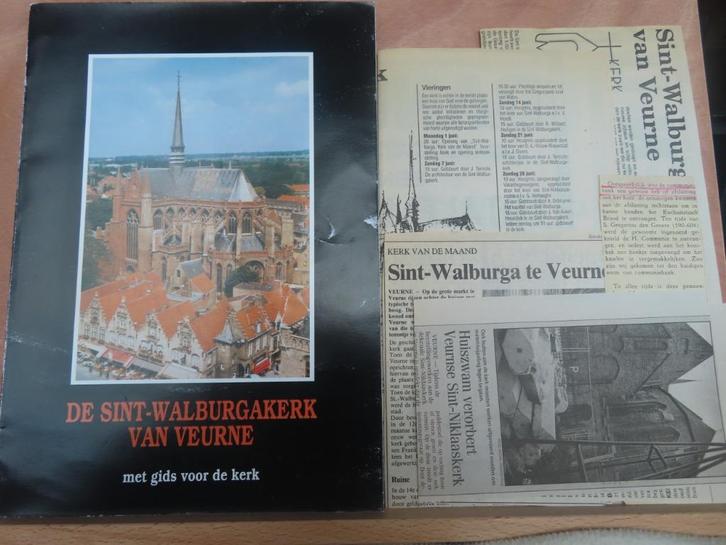 De Sint-Walburgakerk van Veurne met gids voor de kerk en EXT, Boeken, Geschiedenis | Stad en Regio, Gelezen, 19e eeuw, Ophalen of Verzenden
