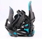 Fixations de snowboard S SALOMON UNITE noir/bleu, Sports & Fitness, Snowboard, Envoi, Utilisé, Fixations