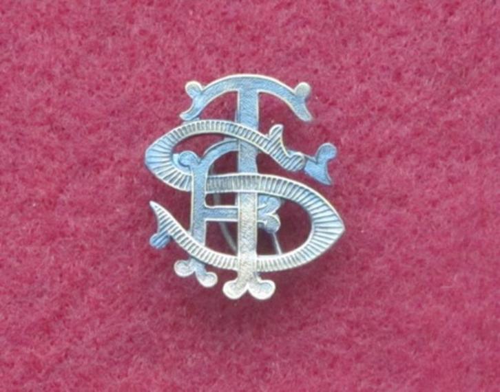 ABBL kenteken 'TSF' 'Télégraphie Sans Fil' 1915-1918, Verzamelen, Militaria | Tweede Wereldoorlog, Landmacht, Embleem of Badge