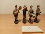 Soldats d'Elastolin (6) musiciens, presque 100 ans, Antiquités & Art, Enlèvement ou Envoi