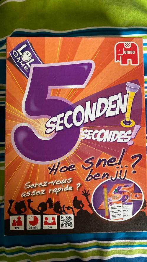 5 seconden - Jumbo, Hobby en Vrije tijd, Gezelschapsspellen | Bordspellen, Ophalen of Verzenden
