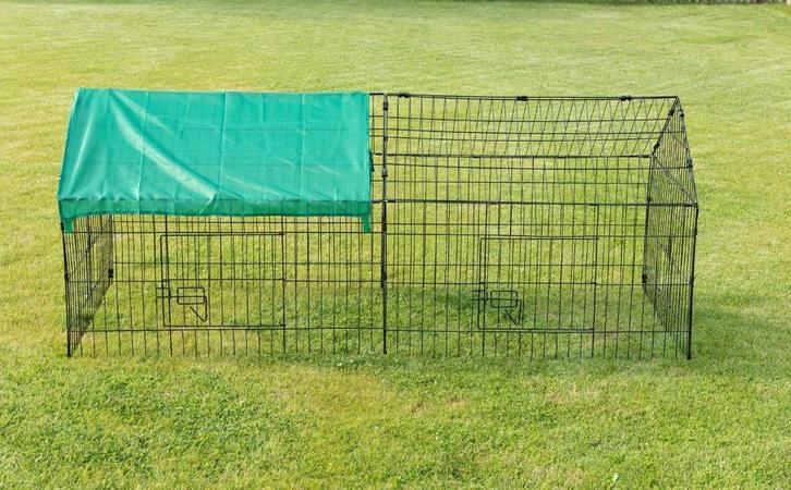 konijnen ren kippen ren, volledig overdekt, Dieren en Toebehoren, Knaagdieren en Konijnen | Hokken en Kooien, Nieuw, Ren, 60 tot 90 cm