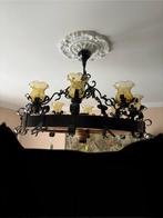 Lustre, Maison & Meubles, Lampes | Lustres, Enlèvement, Comme neuf, Bois