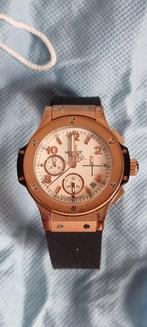 Hublot Big Bang Rep., Handtassen en Accessoires, Horloges | Heren, Overige materialen, Polshorloge, Kunststof, Zo goed als nieuw