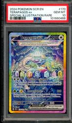 Terapagos ex [SIR] PSA 10 - 170/142 - Stellar Crown 2024, Ophalen of Verzenden, Zo goed als nieuw, Losse kaart