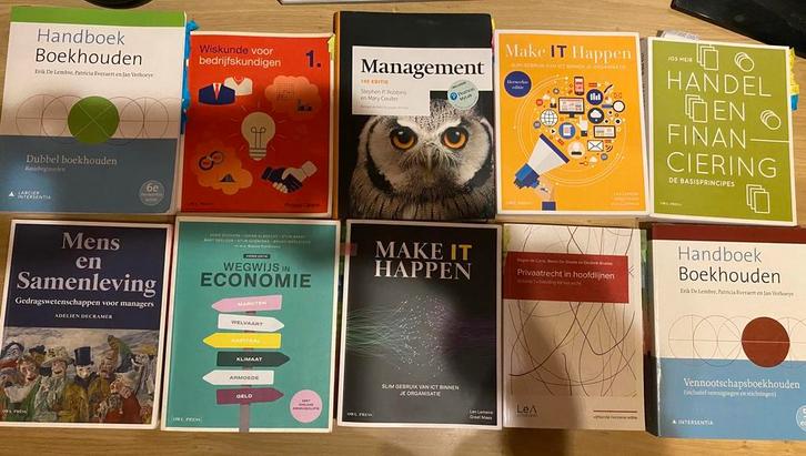 Cursussen 1e bachelor handelswetenschappen UGent, Boeken, Economie, Management en Marketing, Zo goed als nieuw, Management, Ophalen