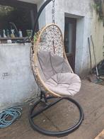 Fauteuil suspendu haut de gamme type Amalfi – Jardin ou terr, Tuin en Terras, Tuinstoelen, Ophalen, Zo goed als nieuw, Wicker
