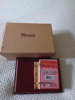 DELVAUX Zeldzame vintage agendakalenderhouder met doos, Verzenden, Rood