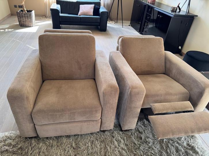Relax zetels, Huis en Inrichting, Zetels | Zetels, Zo goed als nieuw, Rechte bank, Eenpersoons, Minder dan 150 cm, 75 tot 100 cm