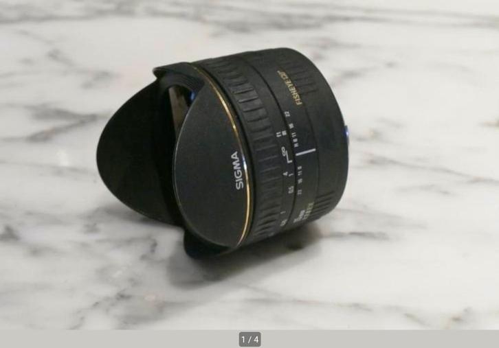 Sigma fisheye lens 15mm/f 2.8 EX voor Canon EF, Verzamelen, Foto-apparatuur en Filmapparatuur, Lens of Lenzen, 1980 tot heden