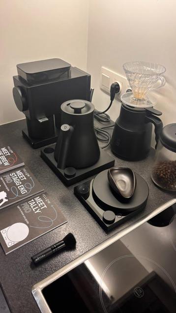 Koffie set: Ode Brew 2 (koffiemolen) + EKG Pro + Tally, Neuf, Tuyau à Vapeur, Autres types, 4 à 10 tasses