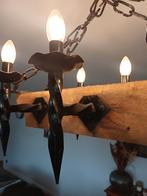 Houten luster, Huis en Inrichting, Ophalen, Gebruikt, Hout