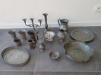Koopje! Partij van 15 tinnen items, Antiek en Kunst, Ophalen