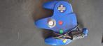 N64 Controller blauw, Games en Spelcomputers, Spelcomputers | Nintendo 64, Verzenden, Gebruikt