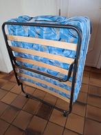 plooibed zwart freme 0,80 bij 1,90m, 190 cm ou moins, Noir, Une personne, Comme neuf