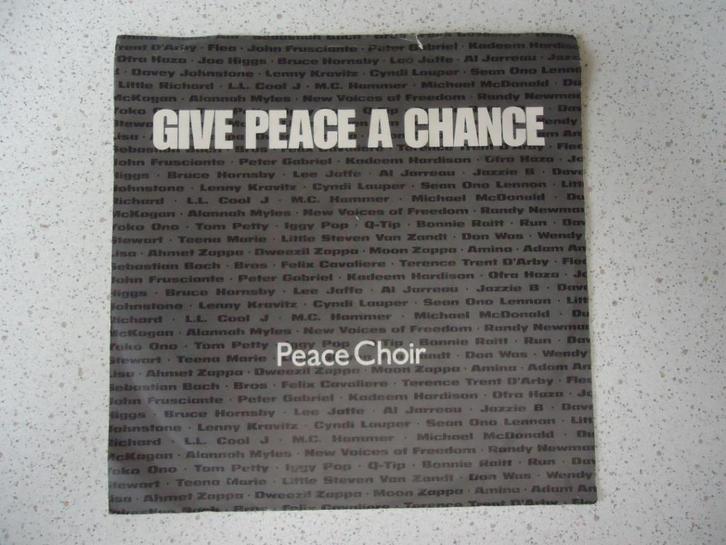 Part 126 - Single van "Peace Choir" Give Peace A Chance anno, Cd's en Dvd's, Vinyl Singles, Gebruikt, Single, Religie en Gospel