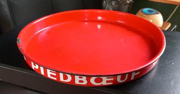 Oud geëmailleerd dienblad uit Piedboeuf  beschikbaar voor biedingen