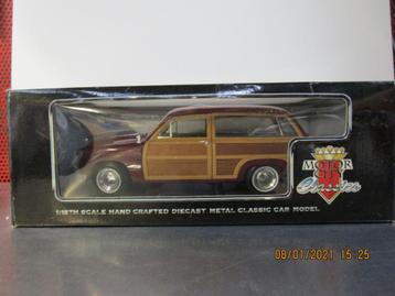 Motor City Classics 1949 Ford Woody Wagon Diecast, Ophalen of Verzenden, Nieuw, Auto