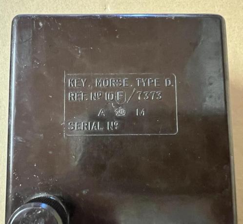 WO2 - RAF - Royal Air Force - Morse Sleutel - Morse Key, Verzamelen, Militaria | Tweede Wereldoorlog, Luchtmacht, Overige typen