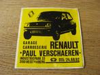 Sticker Renault 5 Heist o/d Berg, Verzamelen, Ophalen of Verzenden, Nieuw, Auto's