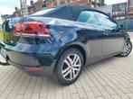 VW golf VI 2.0TDI Cabriolet Automaat Leer GPS Xenon, Auto's, Automaat, Zwart, 4 cilinders, Cabriolet