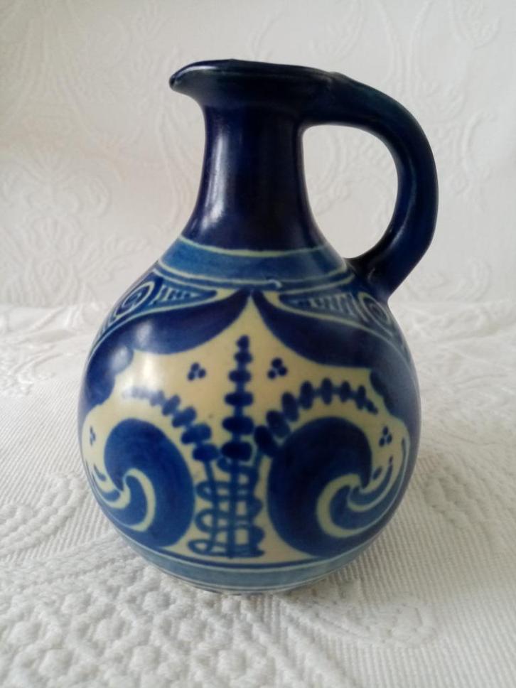Pichet céramique Gouda  PZH "old Holland" 1910/20 (11.50cm), Antiquités & Art, Antiquités | Céramique & Poterie, Enlèvement ou Envoi
