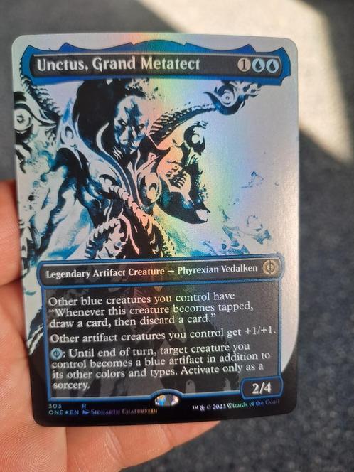 Unctus grand metatect foil 2023 NM/MINT Engels, Hobby en Vrije tijd, Verzamelkaartspellen | Magic the Gathering, Nieuw, Losse kaart