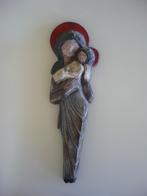 vintage wanddecoratie moeder met kind Perignem keramiek, Ophalen of Verzenden
