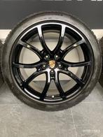21” originele Porsche Cayenne 9Y velgen + winterbanden 5x130, Gebruikt, 275 mm, Banden en Velgen, Personenwagen