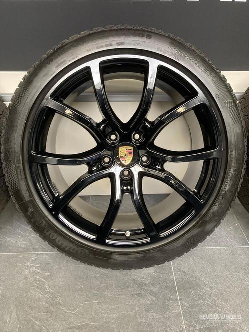 21” originele Porsche Cayenne 9Y velgen + winterbanden 5x130, Auto-onderdelen, Banden en Velgen, Banden en Velgen, Winterbanden