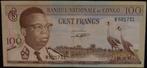 100 Francs Congo 12/61, Enlèvement ou Envoi, Afrique du Sud, Billets en vrac