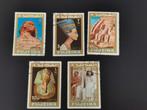 Fujeira 1966 - Egyptische schatten Cairo, Postzegels en Munten, Ophalen of Verzenden, Gestempeld