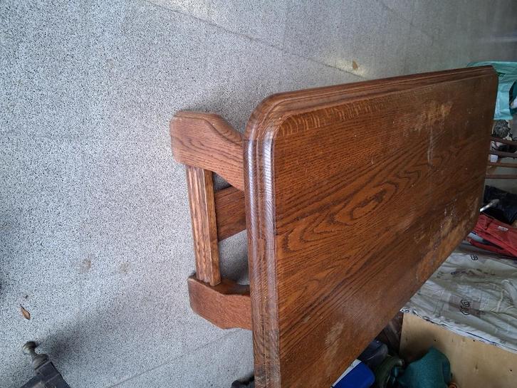 Salontafel, Huis en Inrichting, Tafels | Salontafels, Gebruikt, Minder dan 50 cm, 50 tot 100 cm, 100 tot 150 cm, Vierkant, Eikenhout