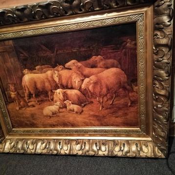 Antieke schilderij  beschikbaar voor biedingen