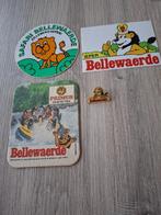 Lot gadgets Bellewaerde park stickers bierviltje pin, Ophalen of Verzenden, Zo goed als nieuw, Bedrijf of Vereniging