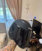 Casque moto noir mat, Fietsen en Brommers, Brommerhelmen, Ophalen, Zo goed als nieuw
