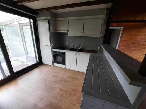 Hoekkeuken, zelf uit te breken, Huis en Inrichting, Keuken | Complete keukens, Gebruikt, Hoekkeuken, Crème, Overige materialen