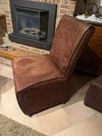 5 eettafelstoelen op wieltjes, Huis en Inrichting, Ophalen, Overige materialen, Gebruikt, Bruin