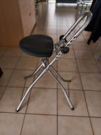 Inklapbare stoel, Huis en Inrichting, Stoelen, Ophalen, Gebruikt, Zwart
