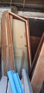 7 pitchpine deuren, Ophalen, Gebruikt, 80 tot 100 cm, Binnendeur