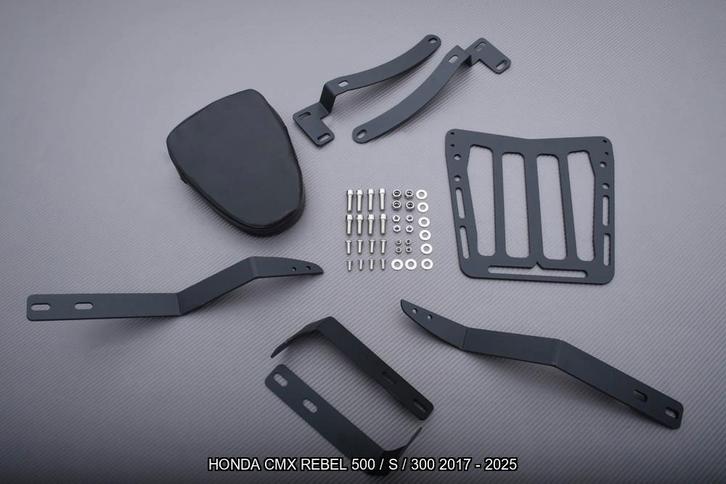 Rugleuning met Bagagedrager HONDA CMX REBEL 500 2017 - 2025, Motoren, Accessoires | Overige, Nieuw, Ophalen of Verzenden