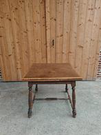 Antiek houten tafel + 4 stoelen, Antiek en Kunst, Ophalen