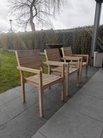 6 chaises de jardin en teck, Enlèvement, Salons de jardin