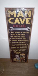 Metalen bord. Man cave, Huis en Inrichting, Ophalen of Verzenden