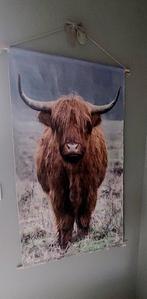 Landelijke wandkleed Schotse Hooglander, Huis en Inrichting, Woonaccessoires | Wanddecoraties, Ophalen