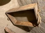 Houten bak, Ophalen, Minder dan 50 cm, 50 tot 100 cm, Minder dan 50 cm